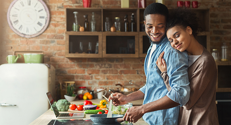 Valentine cook meals